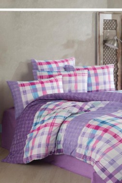 Çeyiz Diyarı - Dicle Ranforce Duvet Cover Set, Duvet Cover 200x220, Sheet 240x260, Double Size, King Size Çeyiz Diyarı - Dicle Ranforce Duvet Cover Set, Duvet Cover 200x220, Sheet 240x260, Double Size, King Size