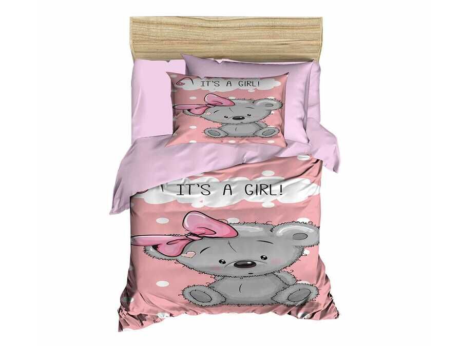 
Digital Printed 3d Baby Duvet Cover Set Girl Lila