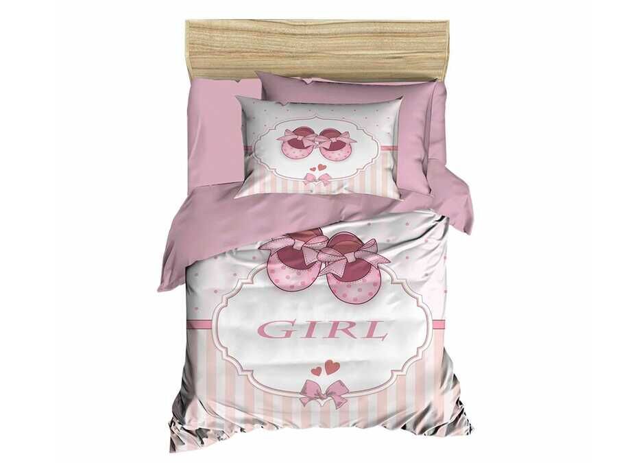  Digital Printed 3d Baby Duvet Cover Set Girl Powder