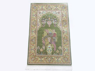Dowry World - Digital Printed Luxury Prayer's Rug - Green Dowry World - Digital Printed Luxury Prayer's Rug - Green