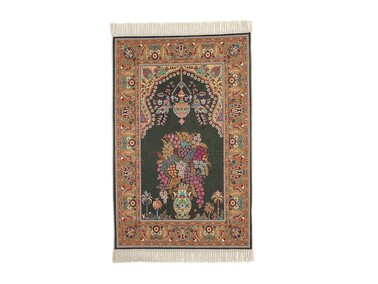 Dowry World - سجادة صلاة لوكس مطبوعة رقمية أخضرغامق Umre Dowry World - سجادة صلاة لوكس مطبوعة رقمية أخضرغامق Umre