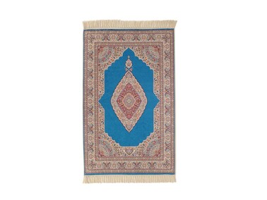 Dowry World - Digital Printed Lux Umrah Prayer Rug Turquoise Dowry World - Digital Printed Lux Umrah Prayer Rug Turquoise