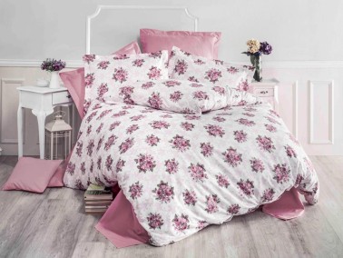 Çeyiz Diyarı - Dore Single Duvet Cover Set Lilac Çeyiz Diyarı - Dore Single Duvet Cover Set Lilac