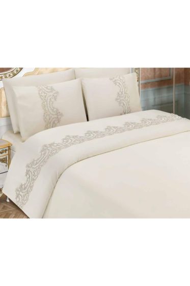 Dowry Duvet Cover Set İzmir Krem