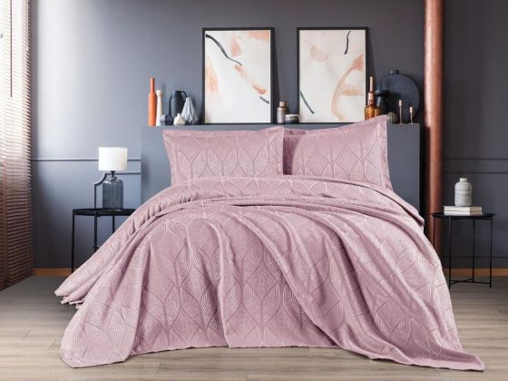 Dowry Land Carlotta 3-Piece Bedspread Set Lavender