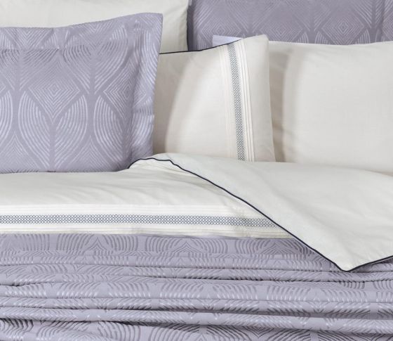 Dowry Land Carlotta 9-Piece Duvet Cover Set Gray Cream