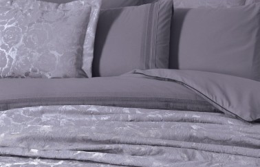 Dowry Land Carlotta 9 Piece Duvet Cover Set Gray Gray - Thumbnail