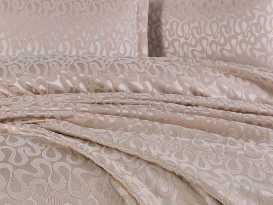 Dowry Land Delmare 3-Piece Bedspread Set Beige