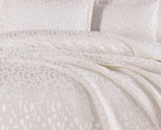 Dowry Land Delmare 3-Piece Bedspread Set Cream