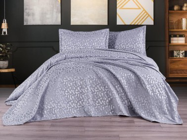 Dowry Land Delmare 3-Piece Bedspread Set Gray - Thumbnail