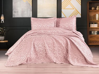 Çeyiz Diyarı - Dowry Land Delmare 3-Piece Bedspread Set Powder Çeyiz Diyarı - Dowry Land Delmare 3-Piece Bedspread Set Powder