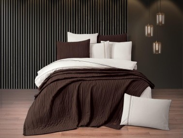 Çeyiz Diyarı - Dowry Land Denim 9 Pieces Duvet Cover Set Brown Çeyiz Diyarı - Dowry Land Denim 9 Pieces Duvet Cover Set Brown
