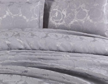 Dowry Land Froncois 3-Piece Bedspread Set Gray - Thumbnail