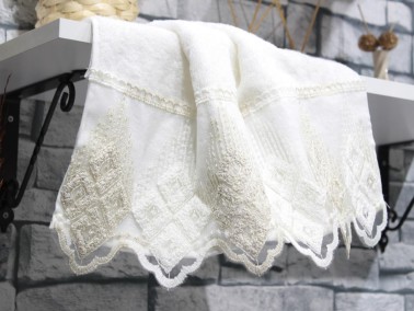 Dowry World Irina Hand and Face Towels Set 2 pcs - Thumbnail
