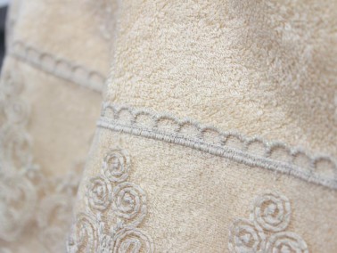 Dowry World Legend Hand and Face Towel with Lace - 3 colors - Thumbnail