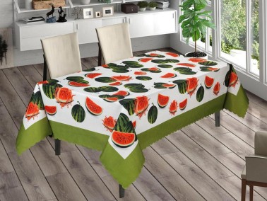 Dowryworld Punnet Kitchen and Garden Round Table Cloth 140 Cm -> Grape Brown - Thumbnail