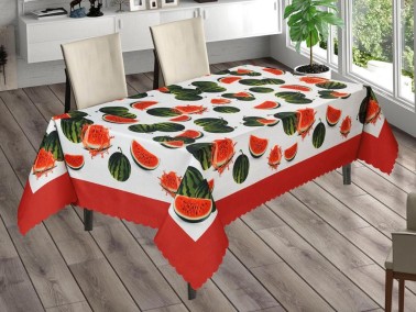 Dowryworld Punnet Kitchen and Garden Round Table Cloth 140 Cm -> Grape Brown - Thumbnail