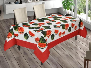 Dowryworld Punnet Kitchen and Garden Table Cloth 110x160 Cm -> Grape Brown - Thumbnail