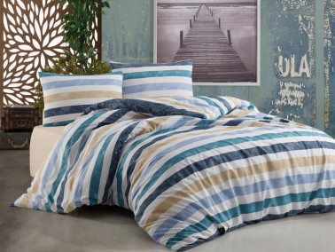 Çeyiz Diyarı - Dowryworld Sunrise Double Duvet Cover Set Blue Çeyiz Diyarı - Dowryworld Sunrise Double Duvet Cover Set Blue