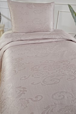 Dowryworld Tulip Single 2 Piece Bedspread Gri - Thumbnail