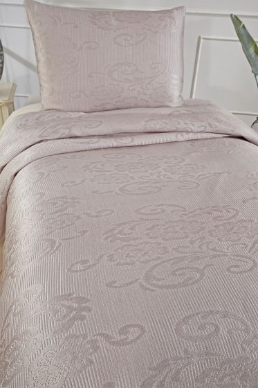 Dowryworld Tulip Single 2 Piece Bedspread Gri