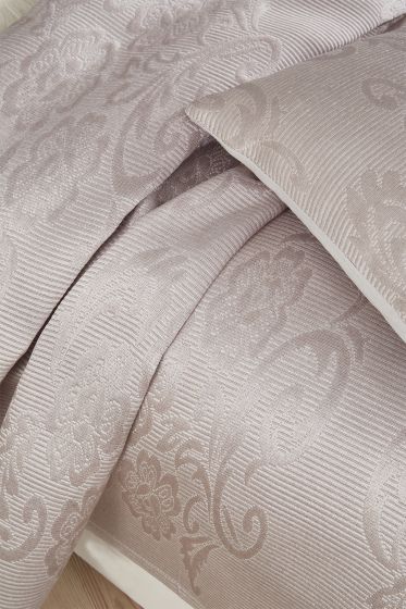 Dowryworld Tulip Single 2 Piece Bedspread Gri