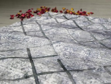 Dowryworld White Of Bamboo Anti-Slip Floor Carpet 80x150 Cm - Thumbnail