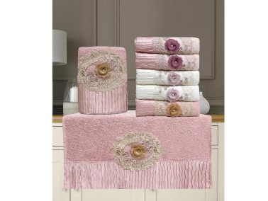 Çeyiz Diyarı - Dream Cotton 6 Pcs Hand Face Towel Çeyiz Diyarı - Dream Cotton 6 Pcs Hand Face Towel