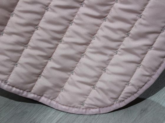 Dublin Quilted Double Size Bedspread Set Powder