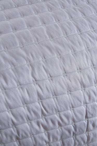 Dublin Quilted Bedspread Set 2pcs, Coverlet 180x240, Pillowcase 50x70, Single Size, Cream