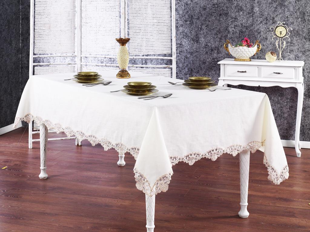 Duru Tablecloth Ecru Powder