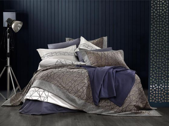 Efes Double Duvet Cover Bedspread Smoked 