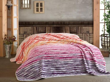 Hobby - Eldora Double Blanket Fuchsia Hobby - Eldora Double Blanket Fuchsia