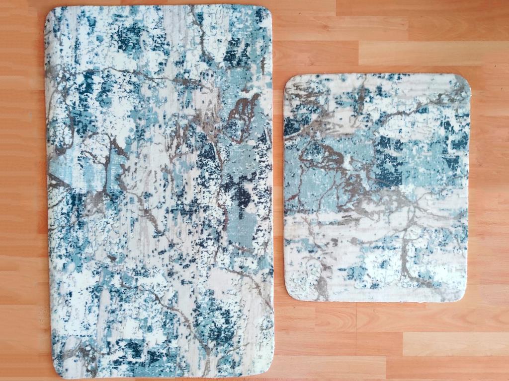 Çeyiz Diyarı - Elegance 2 Bath Mat Dished Mint Çeyiz Diyarı - Elegance 2 Bath Mat Dished Mint