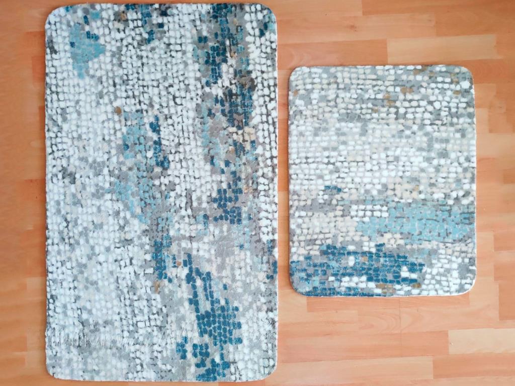 Elegance 2 Bath Mat Pebble Mint