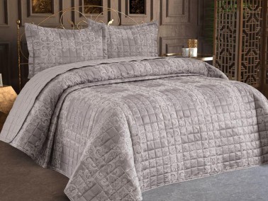 Dowry World - Elena Double Bedspread Gray Dowry World - Elena Double Bedspread Gray