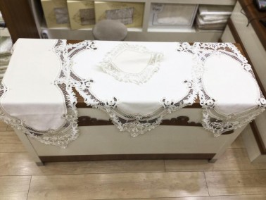 Dowry World - Elfin 5 Piece Silvery Living Room Set Dowry World - Elfin 5 Piece Silvery Living Room Set