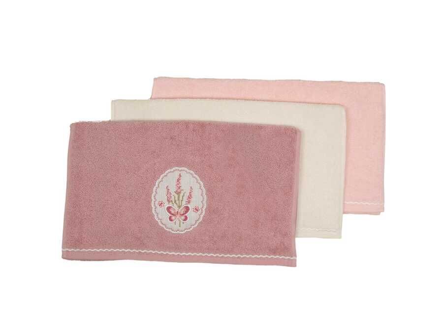 Elisa Embroidered Hand Face Towel 6 Pieces