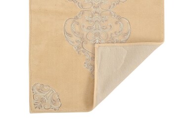 Elizabeth French Guipure 2 Pcs Bath Mat Set - Cappucino - Thumbnail