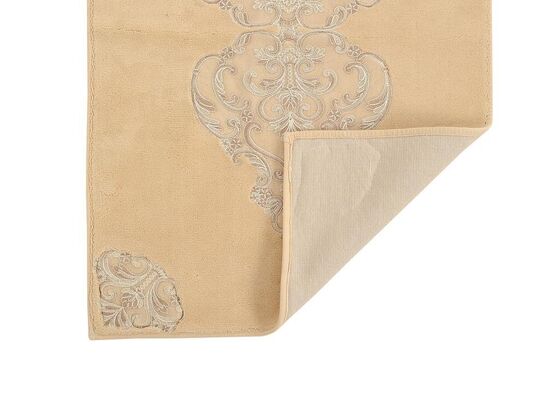 Elizabeth French Guipure 2 Pcs Bath Mat Set - Cappucino