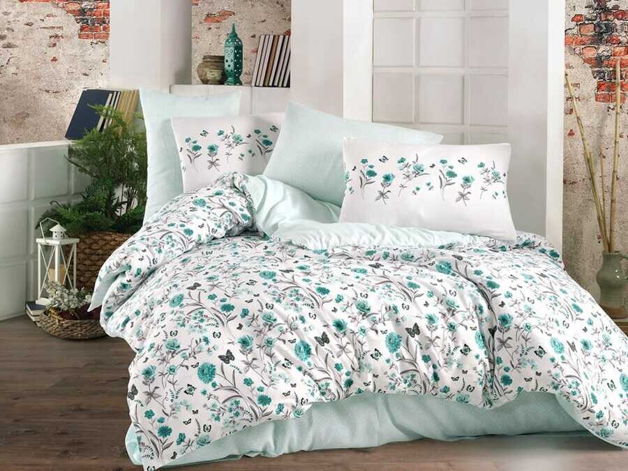 Dowry World - Elvira Double Pique Set Blue