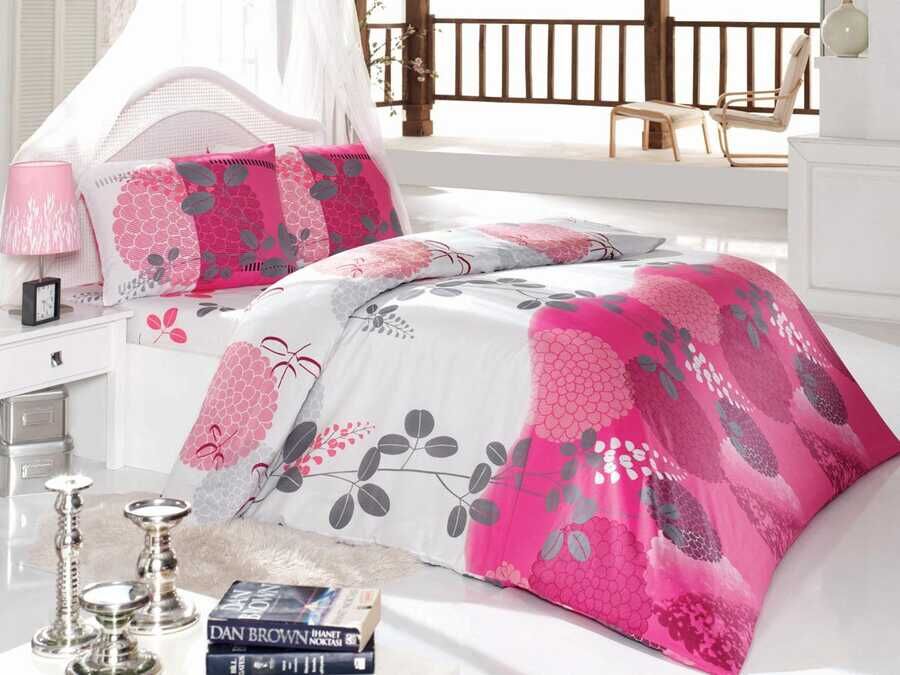  Emanuel Double Duvet Cover Set Fuchsia