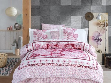 Hobby - Escoda Double Duvet Cover Set Claret Red