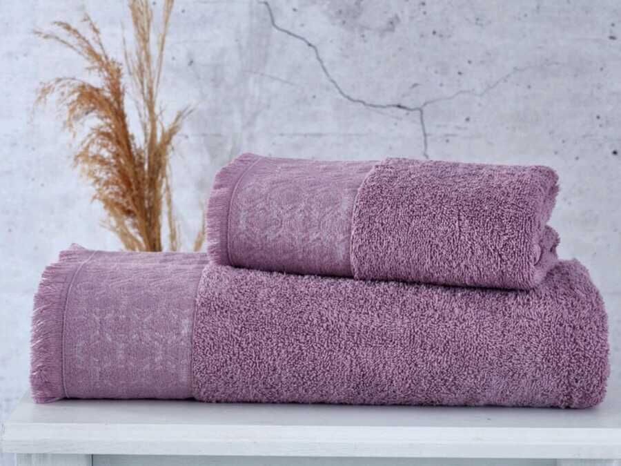 Esra Double Bath Set Lilac