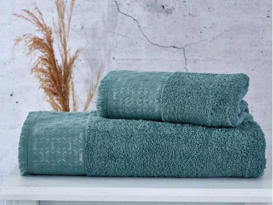 Çeyiz Diyarı - Esra Double Bath Set Green Çeyiz Diyarı - Esra Double Bath Set Green