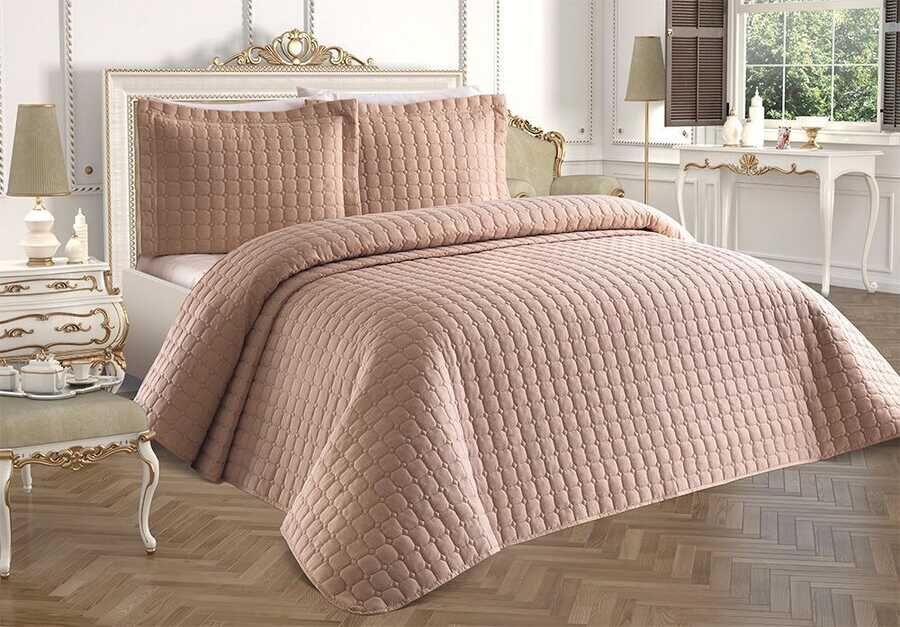 Estiva Double Bedspread - Cappucino