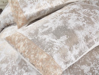 Fairy Double Size Bedspread 230x250 cm with Pillowcase Cappucino - Thumbnail