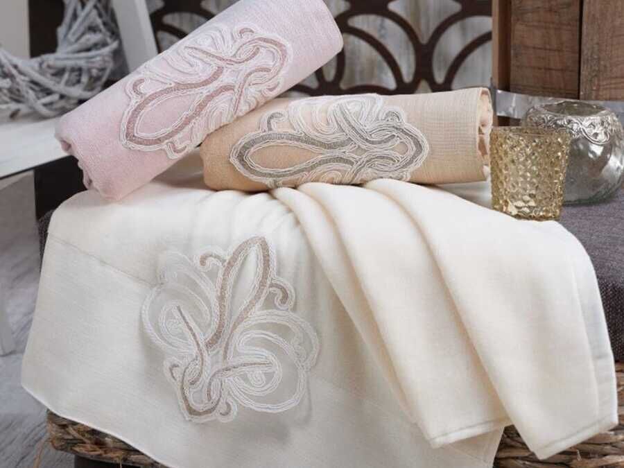 Fancy Senna Bamboo 3 Piece Hand Face Towel