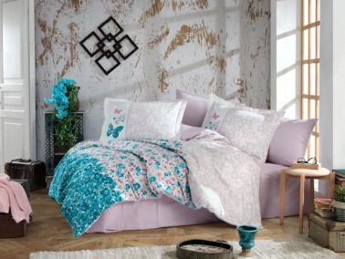 Hobby - Felicita Double Duvet Cover Set Turquoise