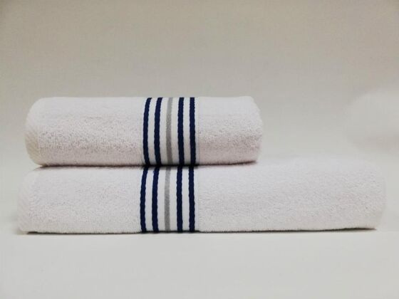 Fellow Double Cotton Bath Towel Set - White
